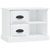 vidaXL Bedside Cabinet White 60x35.5x45 cm