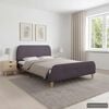 vidaXL Bed Frame without Mattress Taupe Fabric 120x190 cm Small Double