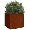 vidaXL Planter 32x30x29 cm Corten Steel
