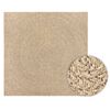 vidaXL Rug ZIZUR 240x240 cm Jute Look Indoor and Outdoor