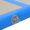 vidaXL Inflatable Gymnastics Mat with Pump 400x100x10 cm PVC Blue
