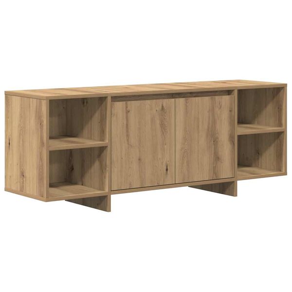 vidaXL TV Cabinet Artisan Oak 130x35x50 cm Engineered Wood