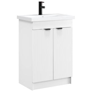 vidaXL Bathroom Furniture Set White 78.5 x 37.5 x 81 cm
