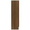 vidaXL Vitrine Cabinet Brown Oak 82.5x30.5x115 cm Engineered Wood