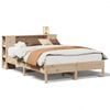 vidaXL Bookcase Bed without Mattress 150x200 cm King Solid Wood Pine