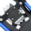 vidaXL 3 in 1 Snowshoes Blue and Black 25 inches Aluminum and HDPE