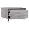 vidaXL Coffee Tables 2 pcs Grey Sonoma 50x46x35 cm Engineered Wood