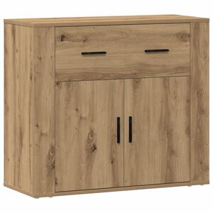 vidaXL Sideboard Artisian Oak 80x33x70 cm Engineered Wood
