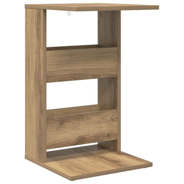 vidaXL Side Table Artisan Oak 40 x 35 x 60.5 cm Engineered Wood
