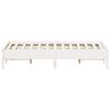 vidaXL Bed Frame without Mattress White 120x190 cm Small Double Solid Wood Pine