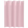 vidaXL Blackout Curtains with Rings 2 pcs Baby Pink 140 x 140 cm