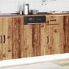 vidaXL Dishwasher Panel Lucca Old Wood Engineered Wood