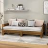 vidaXL Pull-out Day Bed without Mattress Honey Brown 2x(90x190) cm