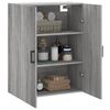 vidaXL Wall Mounted Cabinet Grey Sonoma 69.5x34x90 cm