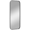 vidaXL Wall-mounted Mirror Black 30x80 cm Rectangle