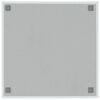 vidaXL Wall-mounted Magnetic Board White 60x60 cm Tempered Glass