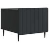 vidaXL Coffee Table with Drawer Black 49 x 50 x 42 cm Engineered Wood