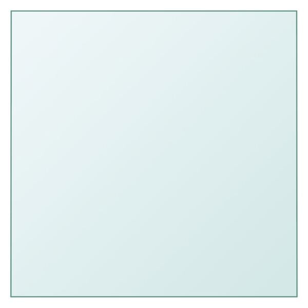 vidaXL Table Top Transparent 30x30 cm Tempered Glass
