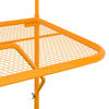 vidaXL Balcony Table Yellow 60x40 cm Steel