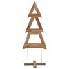 vidaXL Christmas Tree with Stand Brown 90 cm Solid teak wood