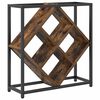 vidaXL Wine Rack Smoked Oak 51 x 18 x 52.5 cm Engineered Wood