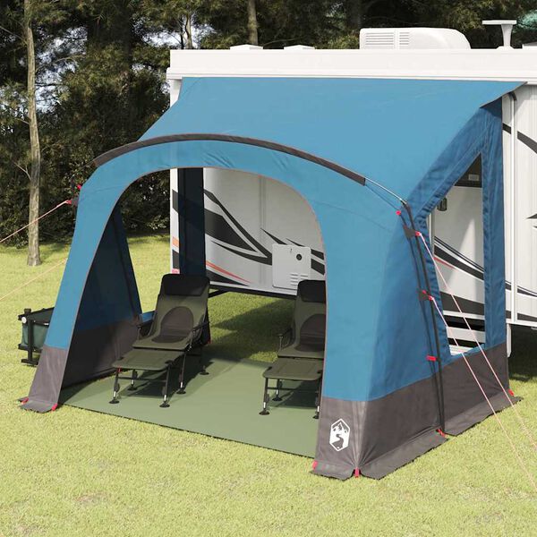 vidaXL Caravan Tent with Roof with Storage Blue 252 x 245 x 245 cm