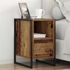 vidaXL Bedside Table Old Wood 39.5 x 30 x 50 cm Engineered Wood