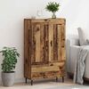 vidaXL Highboard Old Wood 69.5 x 31 x 115 cm Engineered Wood