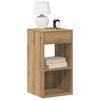 vidaXL Bedside Cabinets with Drawer 2 pcs Artisan Oak 35x34x66.5 cm