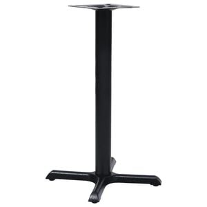 vidaXL Bistro Table Leg Black 56x56x72 cm Cast Iron