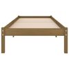vidaXL Bed Frame without Mattress Honey Brown Solid Wood 90x200 cm