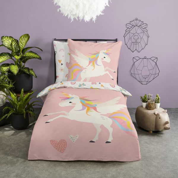 Good Morning Kids Duvet Cover Unicorn 135x200 cm