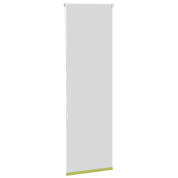 vidaXL Roller Blind Blackout Leaves Green 60x150 cm Fabric Width 55.7 cm Polyester