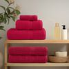 vidaXL Premium Towels SOLUND 4 pcs Red 100x200 cm 600 gsm