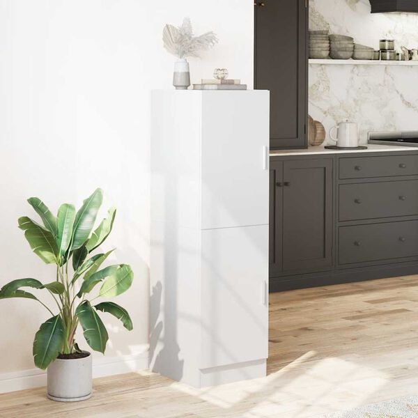 vidaXL Kitchen Cabinet White 38x41.5x131.5 cm Engineered Wood