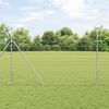 vidaXL Field Fence Grey 1.6 x 10 m Steel