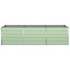 vidaXL Planter Pastel Green 290 x 100 x 75 cm Galvanised Steel
