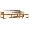 vidaXL Outdoor Sofa Set 4 pcs Natural Solid Acacia Wood
