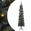 vidaXL Artificial Christmas Tree with 300 LEDs with Stand Green 210 cm