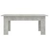 vidaXL Coffee Table Concrete Grey 100x60x42 cm Engineered Wood