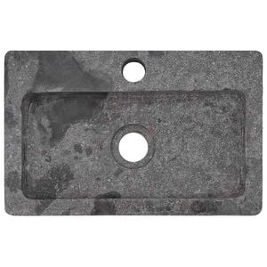 vidaXL Wall-mounted Sink Grey 38x24x6,5 cm Marble