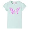 Kids' T-shirt with Cap Sleeves Light Mint 128