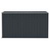 vidaXL Wall-mounted Garden Shed Anthracite 118x288x178 cm Steel