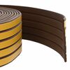 vidaXL Self-Adhesive Window Seal Brown 9 x 3 mm 12 m EPDM Foam