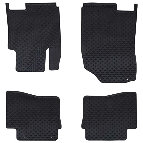 vidaXL Car Mat 4 pcs Black suitable for HYUNDAI i20 2014-2019 Rubber