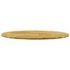 vidaXL Table Top Solid Oak Wood Round 23 mm 500 mm