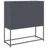 vidaXL Sideboard Anthracite 100.5x39x107 cm Cold-rolled Steel