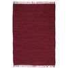 vidaXL Hand-woven Chindi Rug Cotton 80x160 cm Burgundy