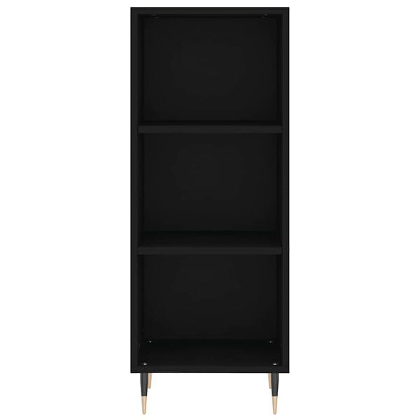 vidaXL Sideboard Black 34.5x32.5x90 cm Engineered Wood
