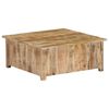 vidaXL Coffee Table 70x70x30 cm Solid Mango Wood